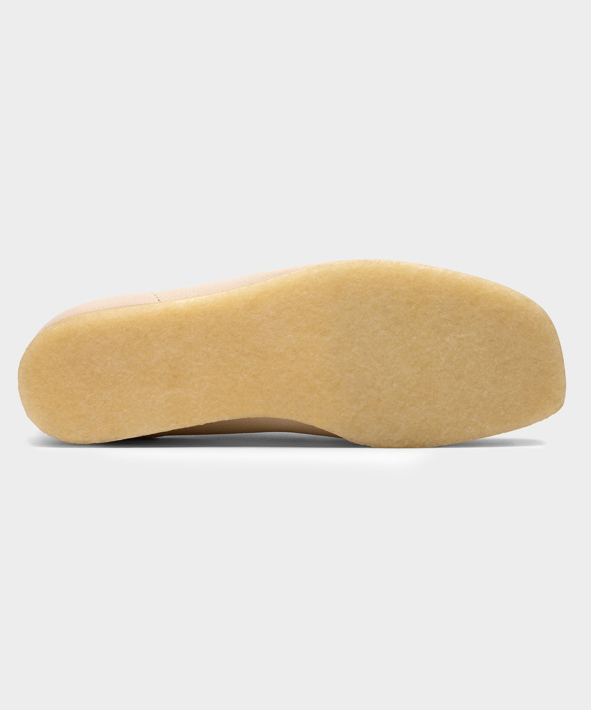 Clarks Wallabee White Combi Leather Shoe - Cream
