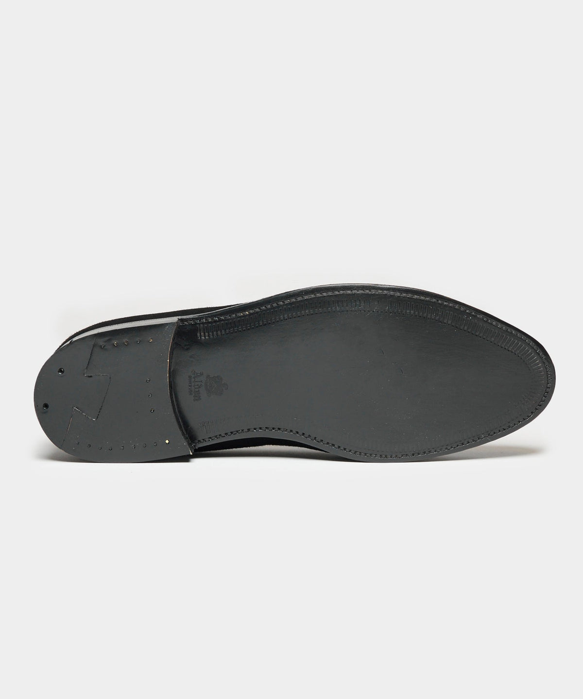 Todd Snyder x Alden Suede Tassel Loafer - Black