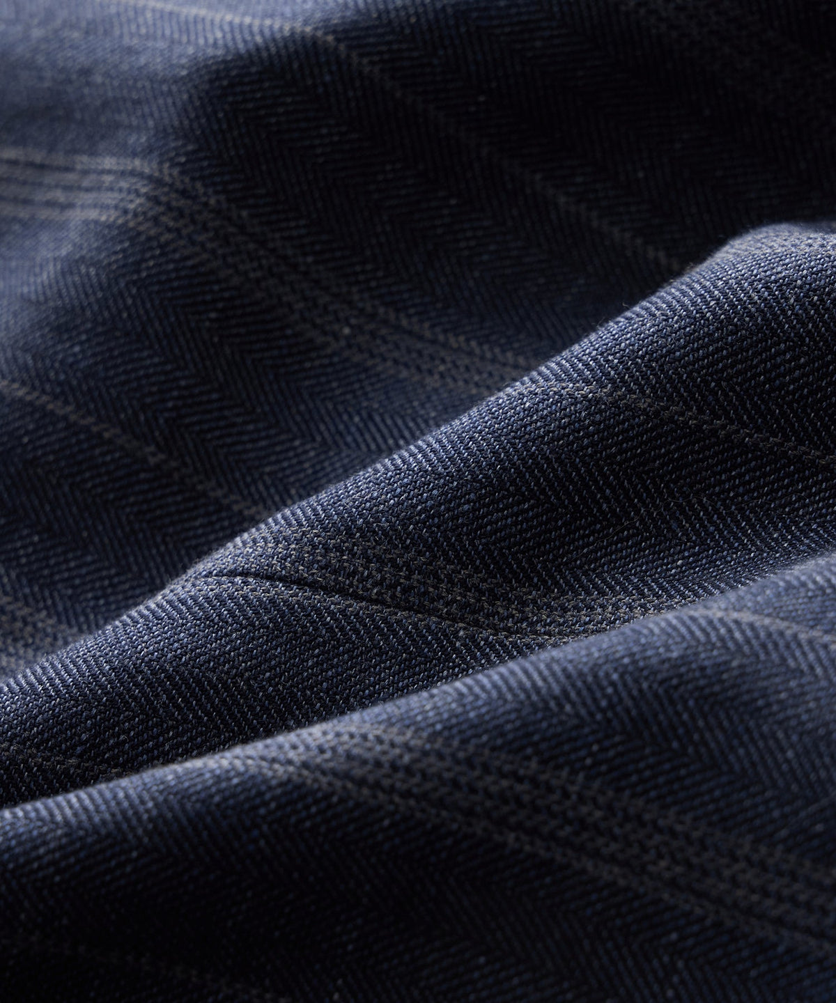 Italian Wool-Linen Cartographer's Jacket - Blue Ink