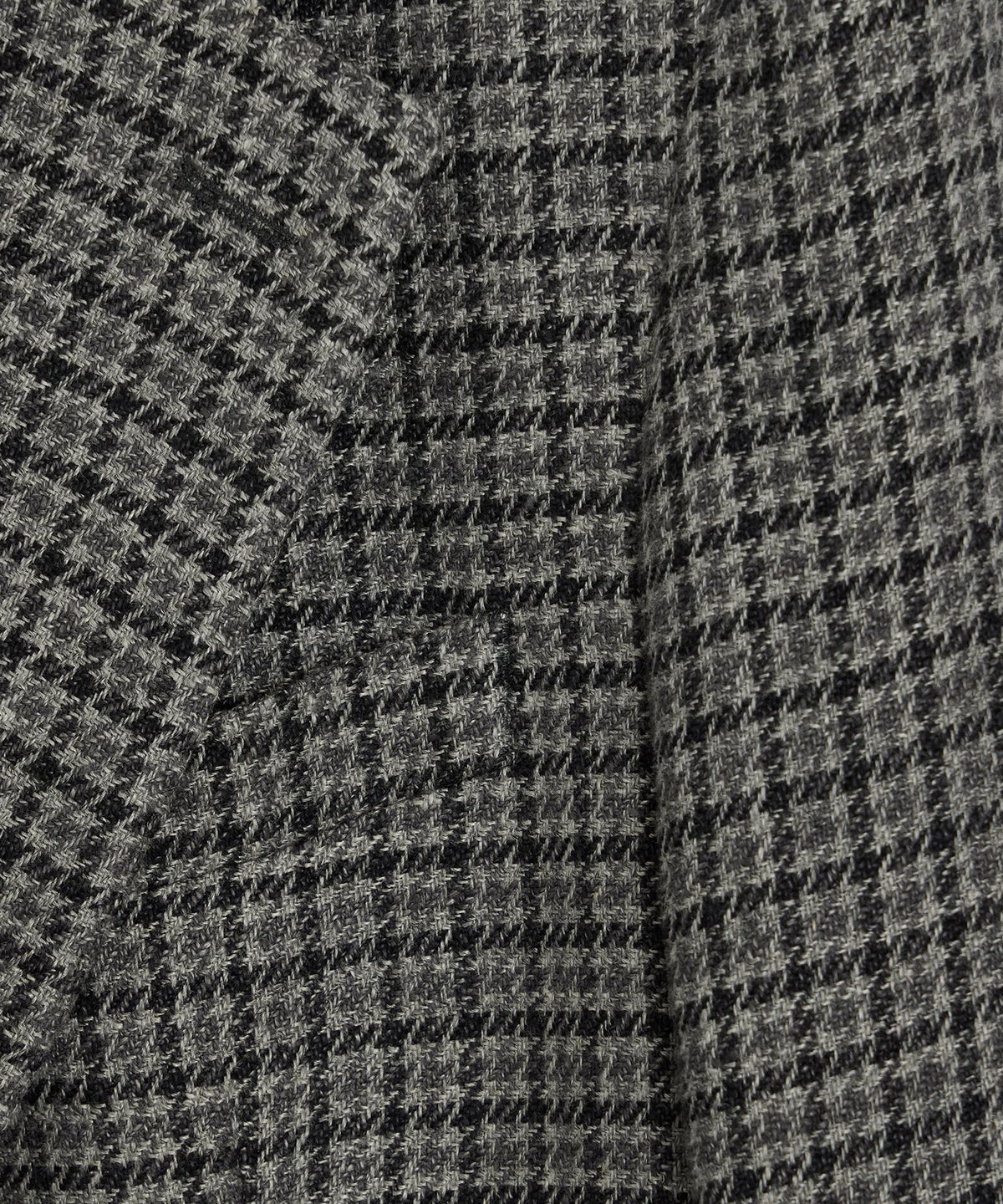 Italian Linen Houndstooth Sport Coat - Charcoal
