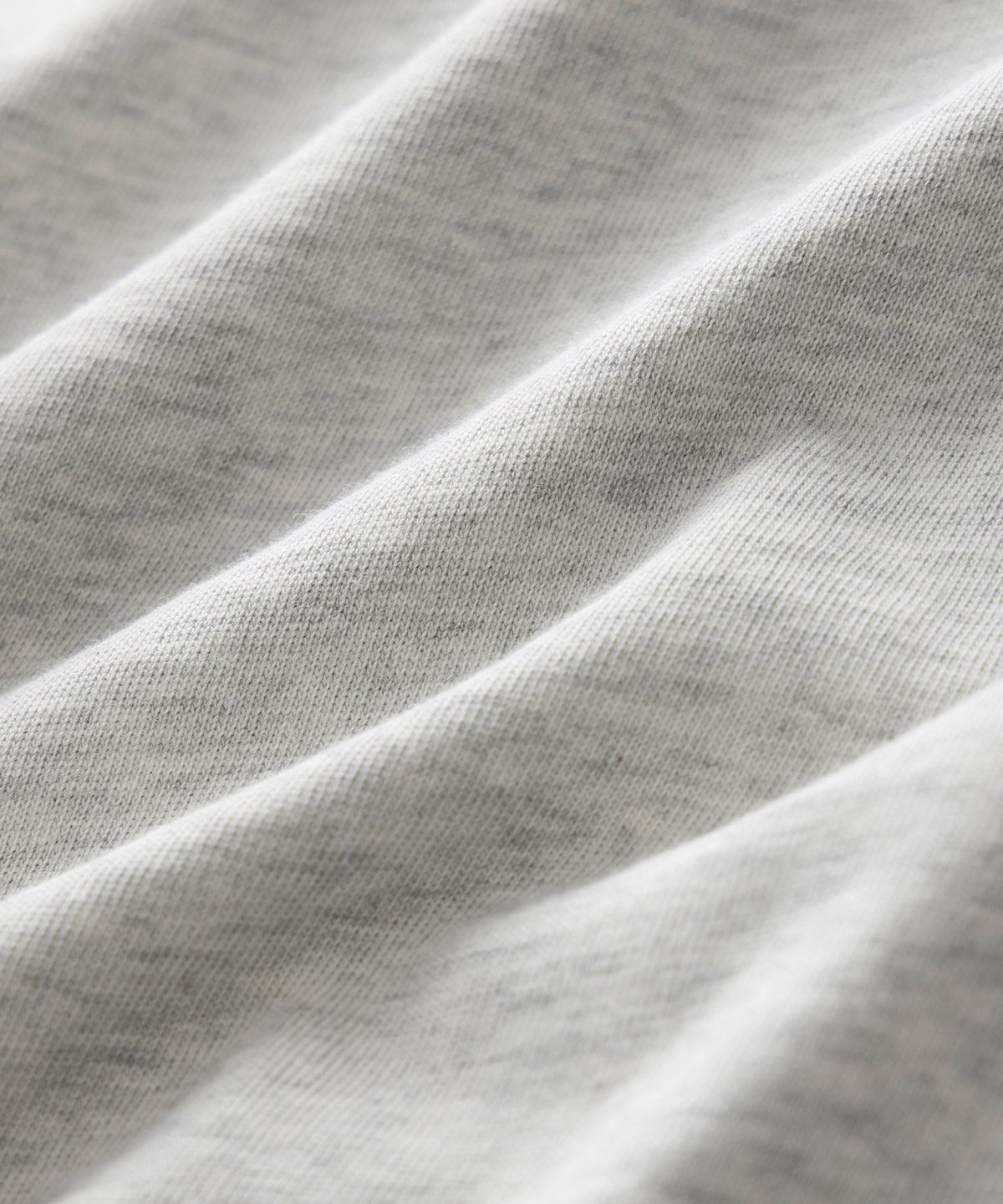 Boxy Jersey Mockneck Tee - Heather Beige