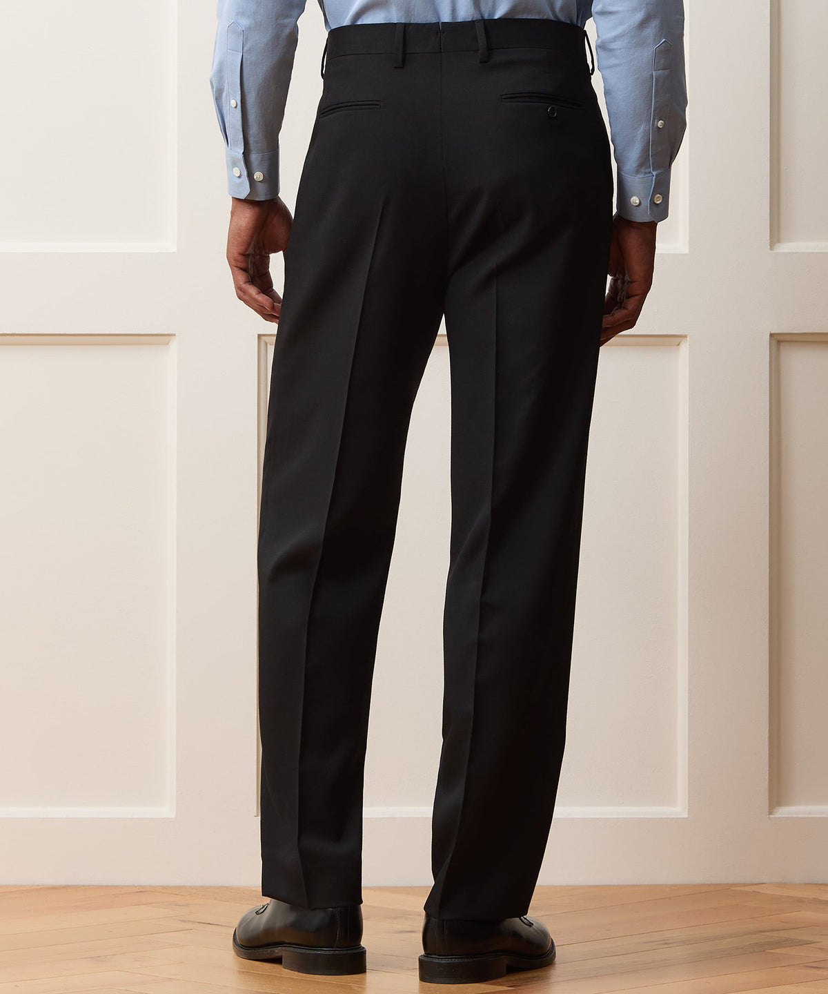 Italian Gabardine Wythe Trouser - Black