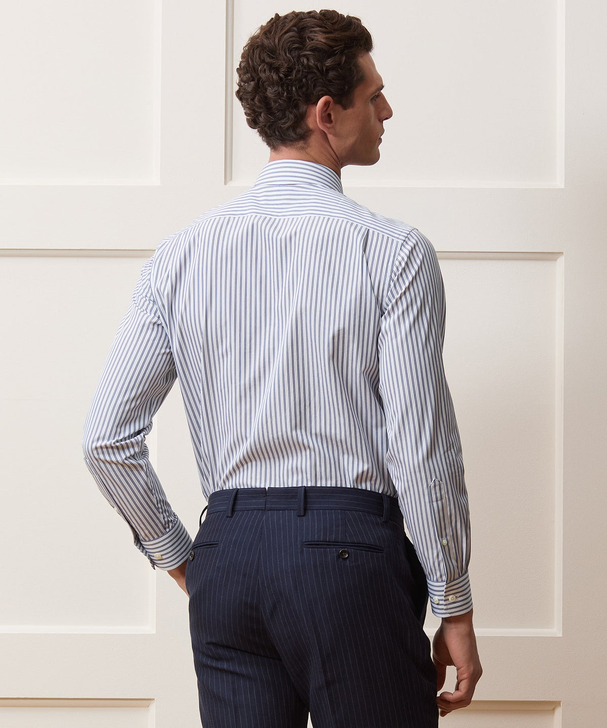 End-On-End Poplin Dress Shirt - Blue