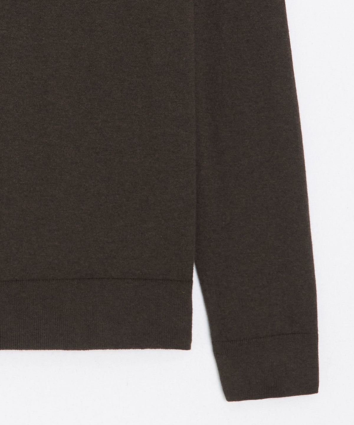 Cotton-Cashmere Crewneck Sweater - Caviar