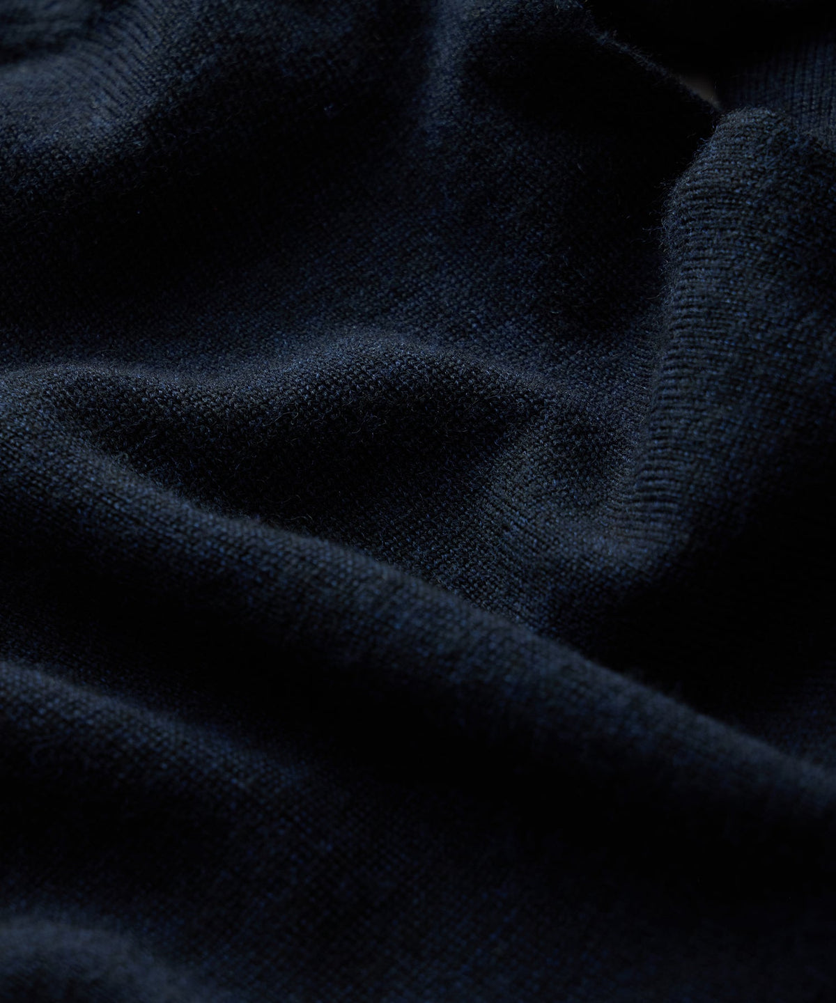 Merino V-Neck Sweater - Navy