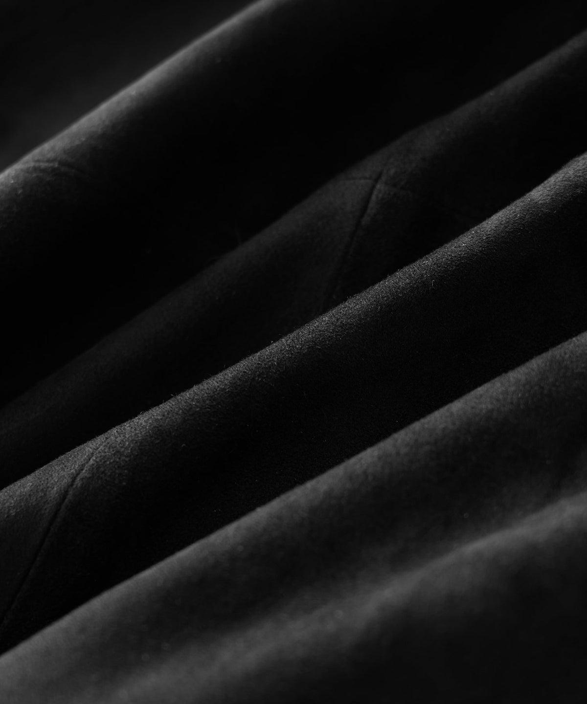 Italian Suede Western Shirt Jacket - Black