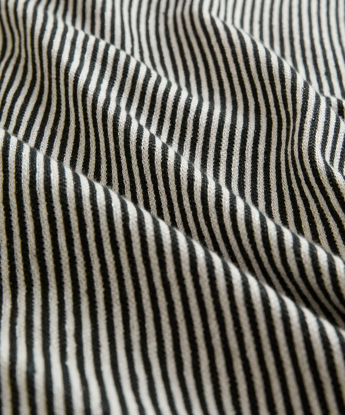 Linen-Cotton Polo - Black