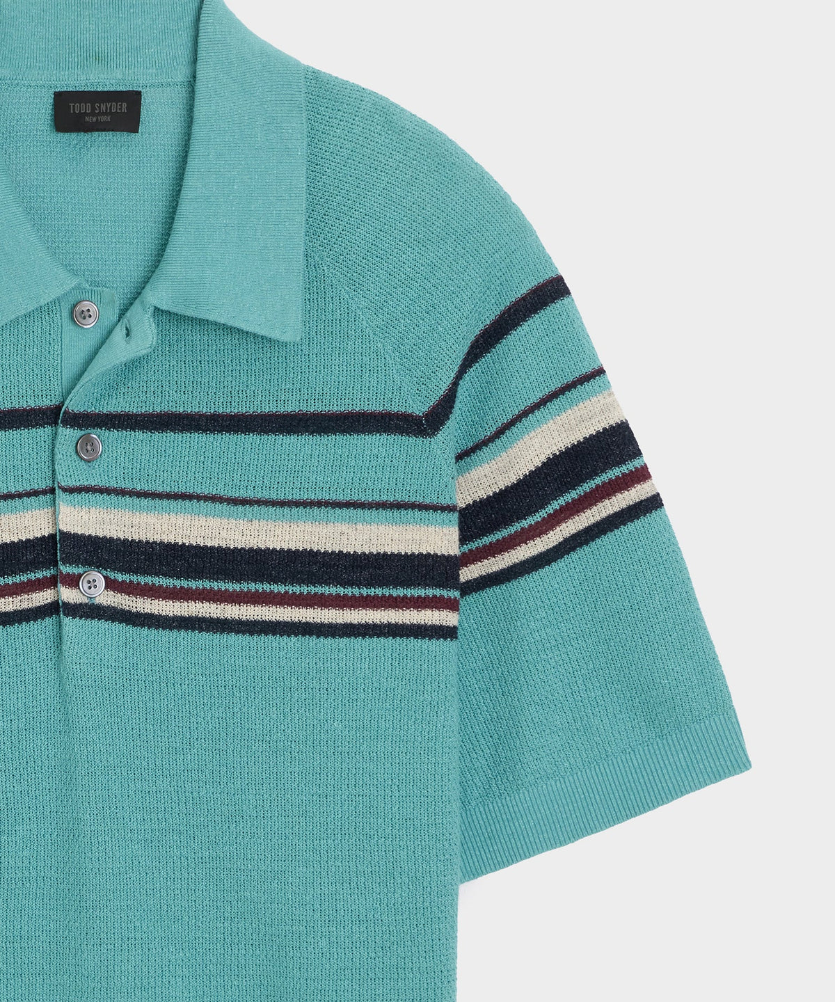 Clemente Sweater Polo - Blue Ridge
