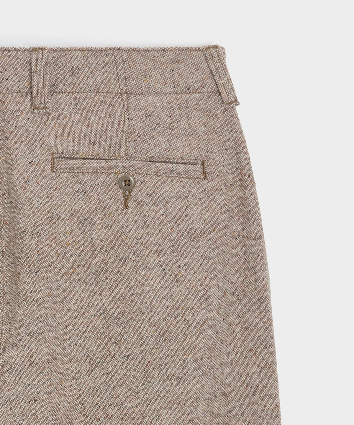Relaxed Donegal Trouser - Light Brown