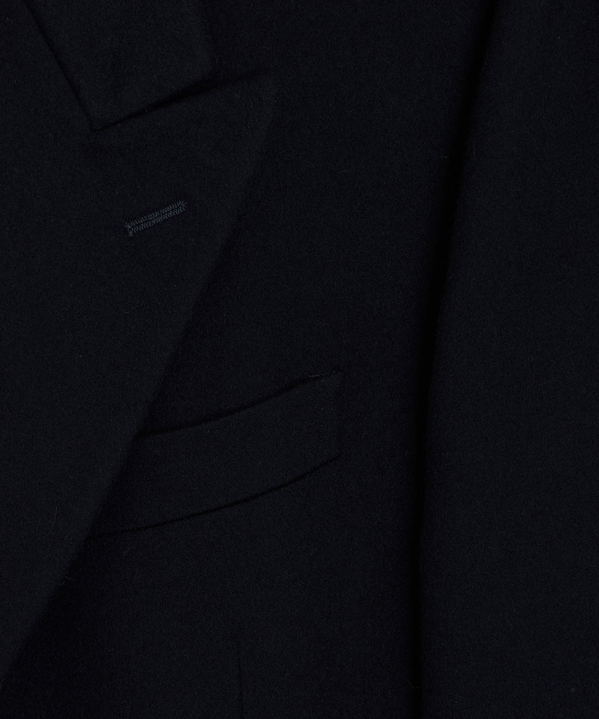 Italian Cashmere Double-Breasted Wythe Jacket - Navy