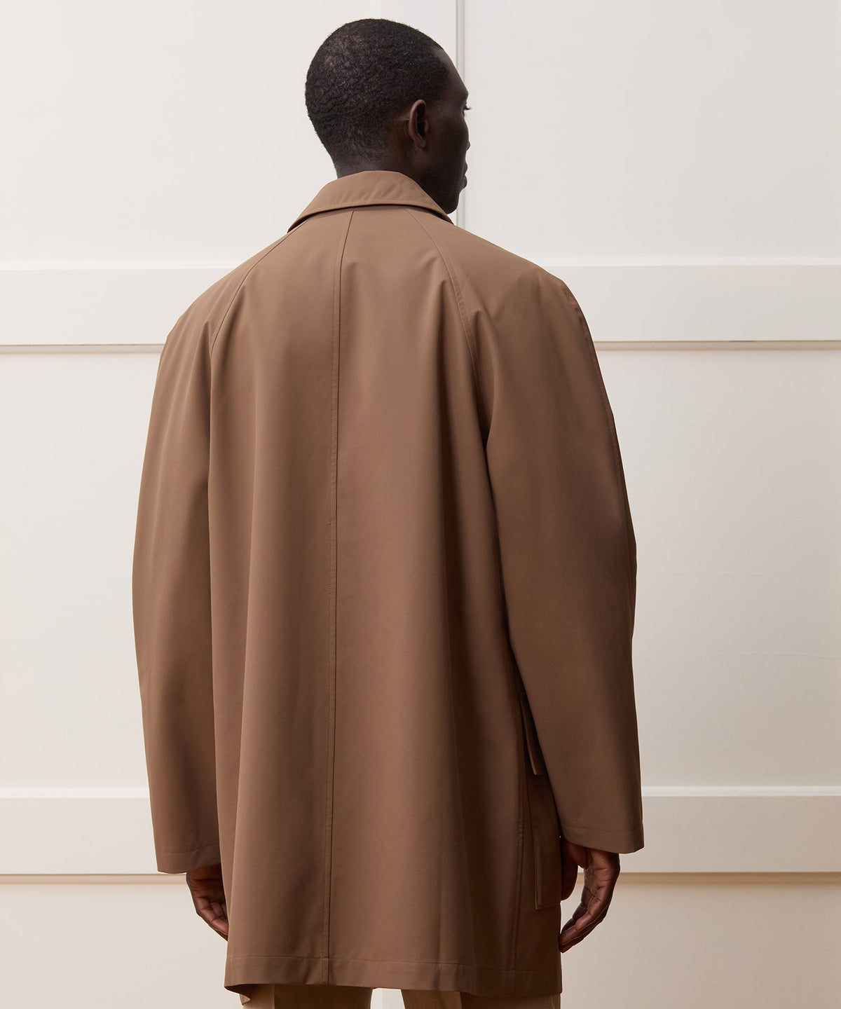 Mid-Length Mac Jacket - Brown