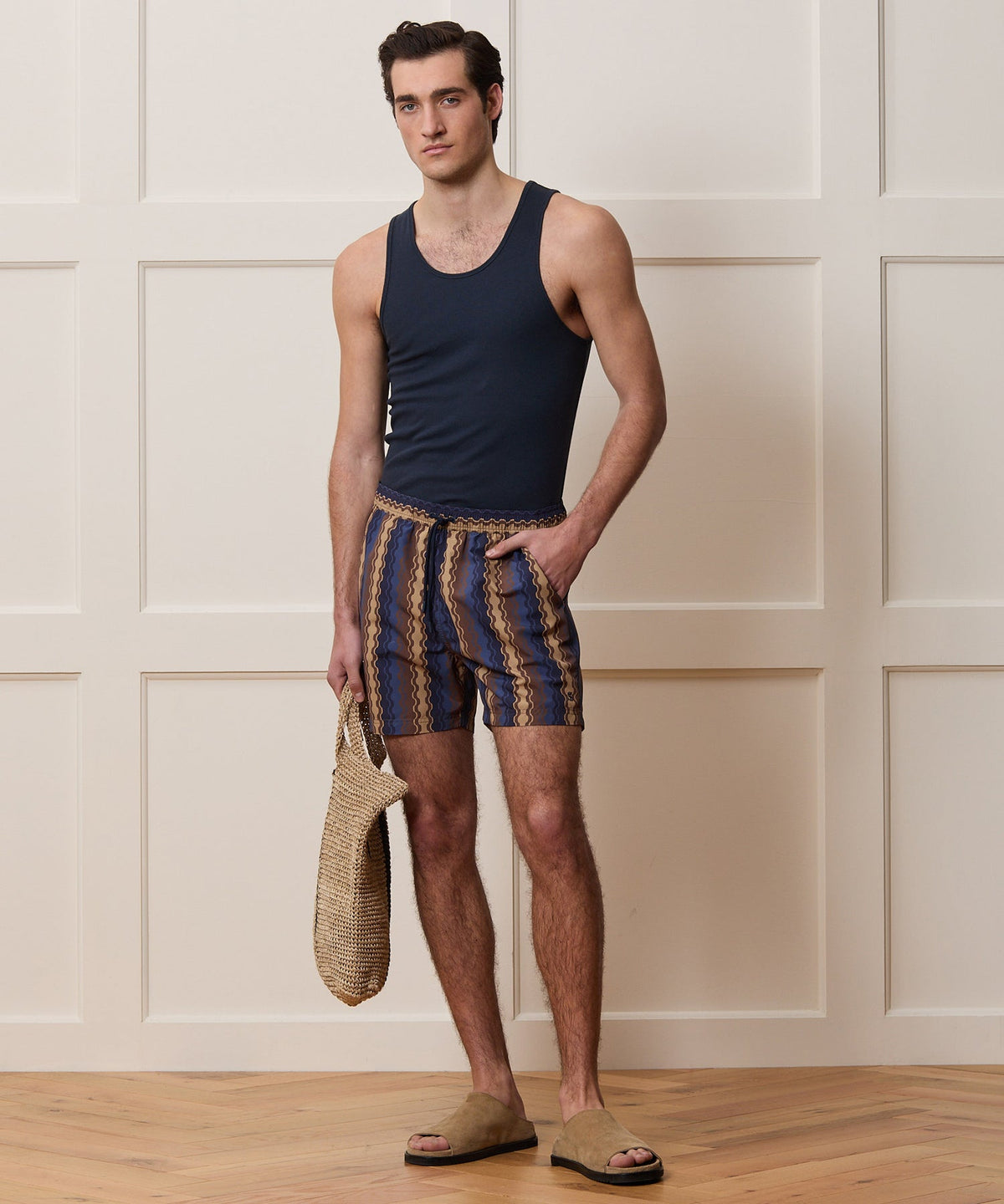 5" Montauk Swim Trunk - Navy