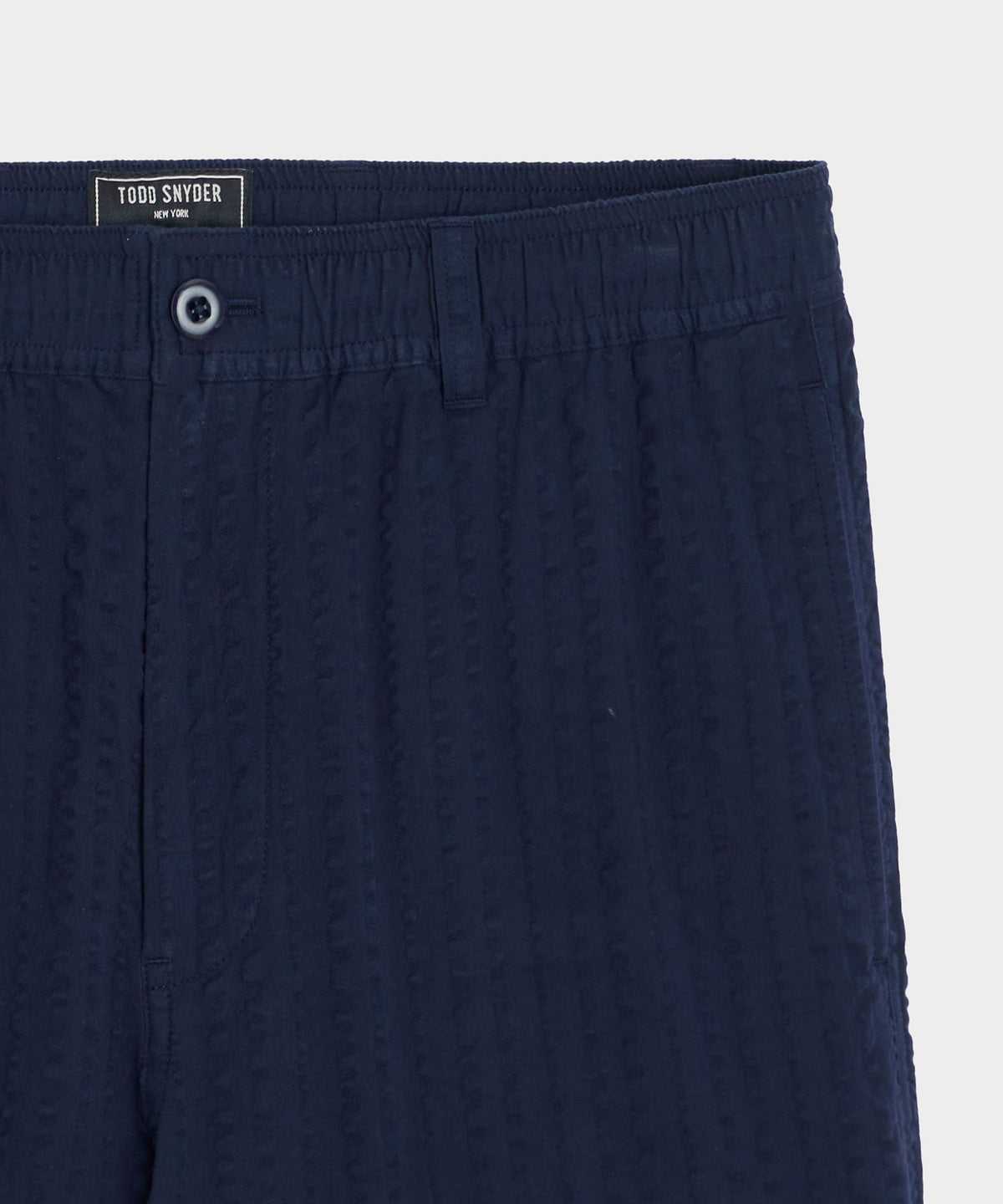 5" Seersucker Beachcomber Short - Navy