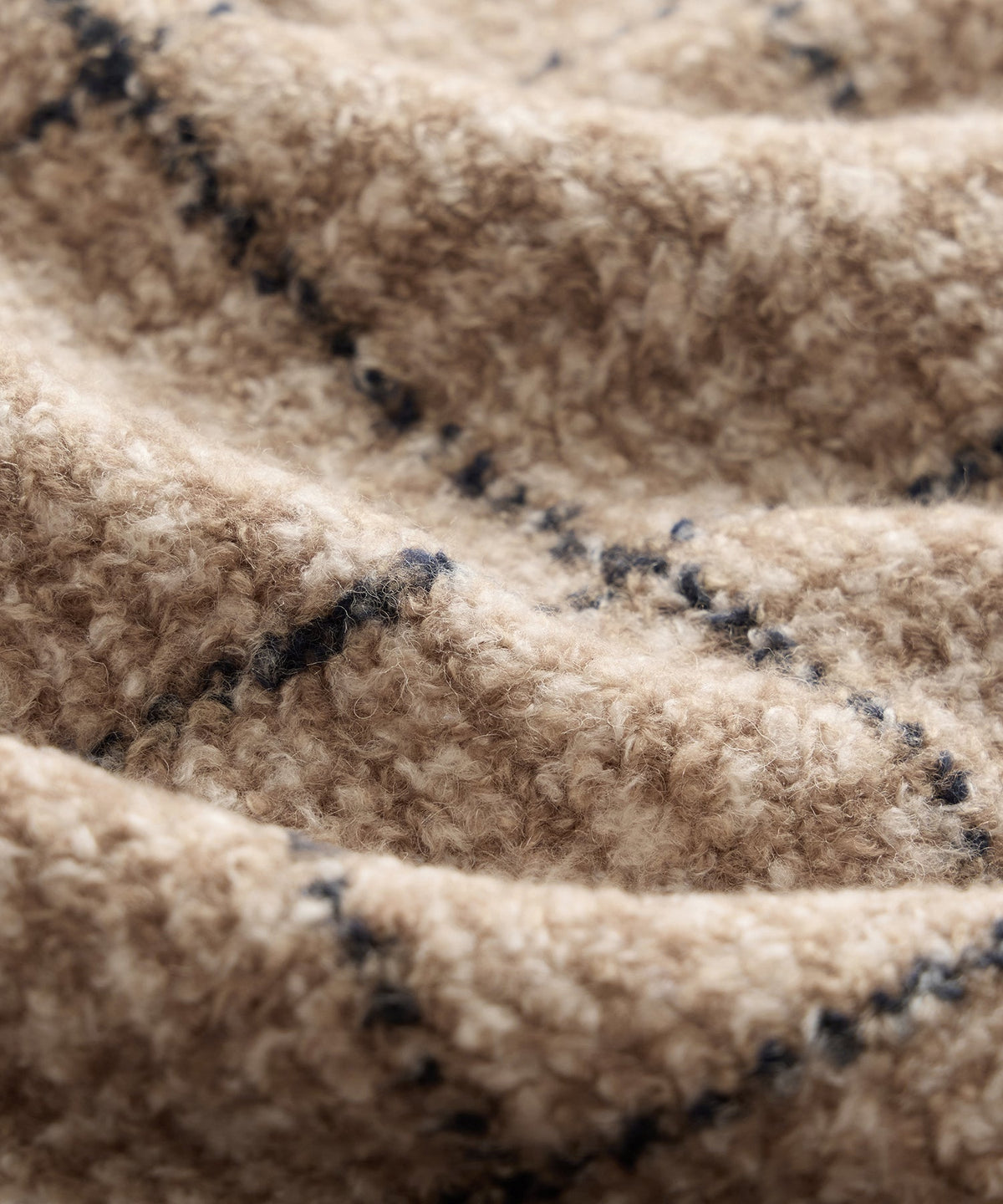 Italian Fleece Quarter-Zip - Faded Walnut