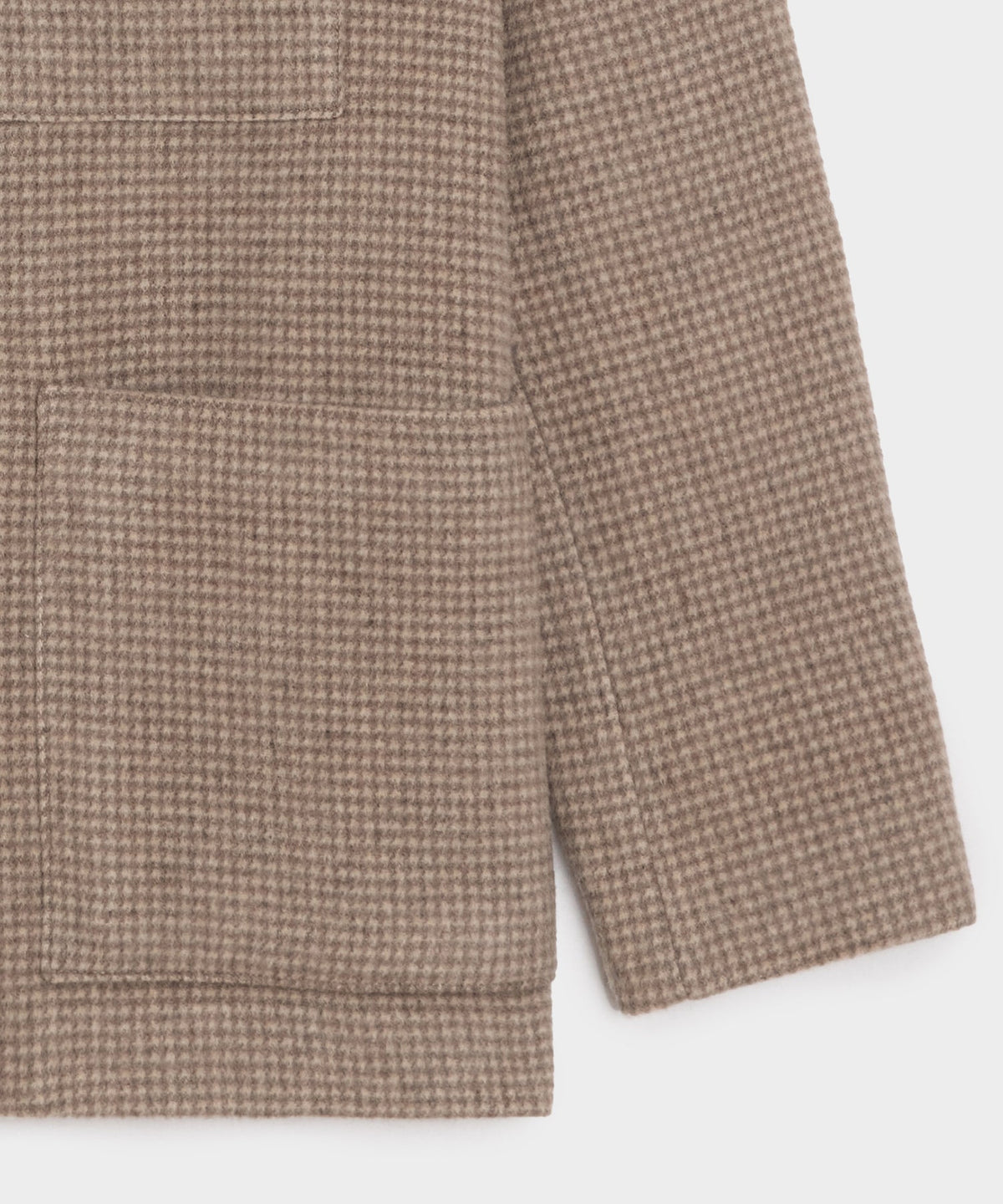 Wool-Cashmere Chore Coat - Taupe
