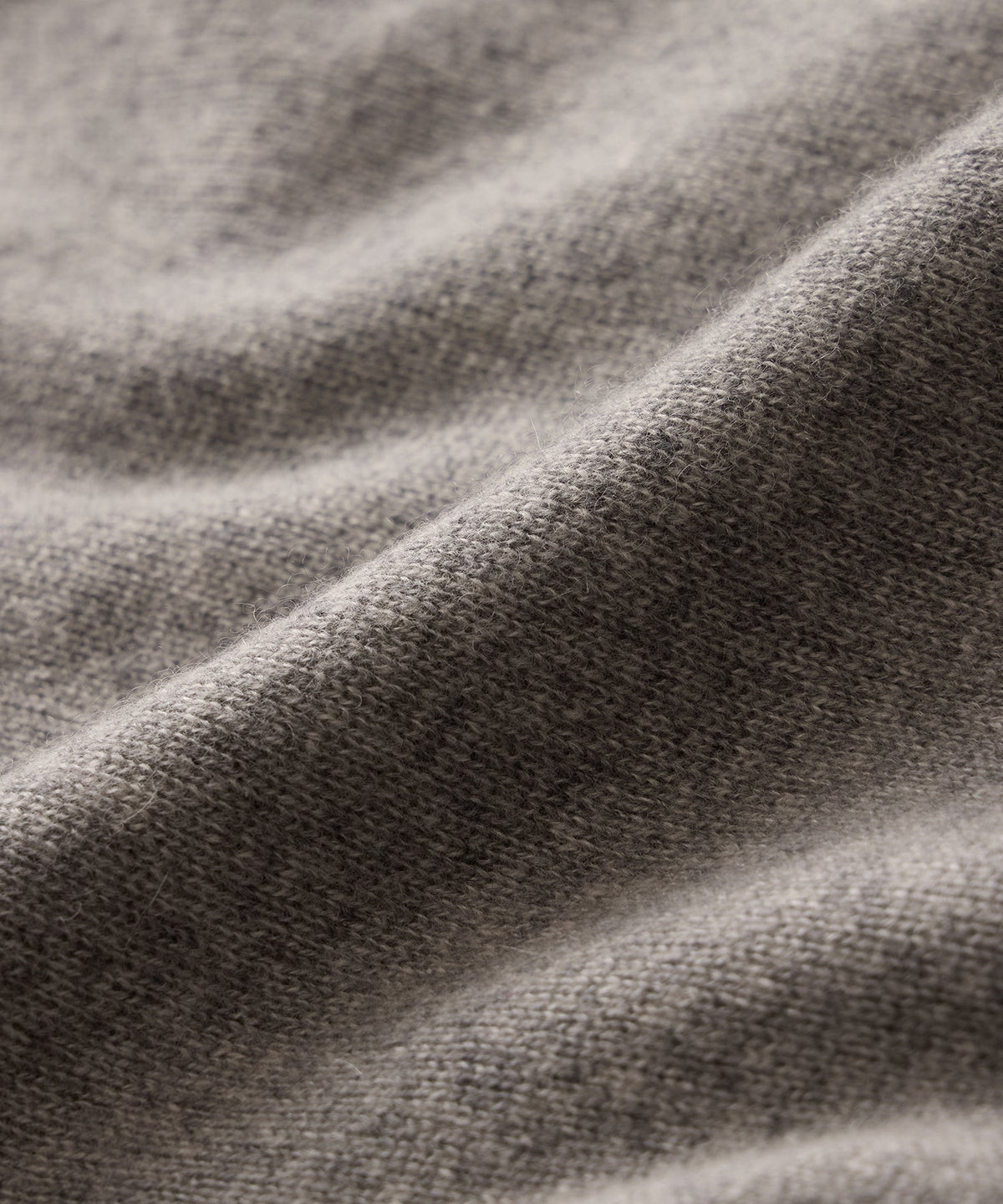 Todd Snyder x The Ohio State University™ Cashmere Quarter-Zip Sweater - Light Grey Heather
