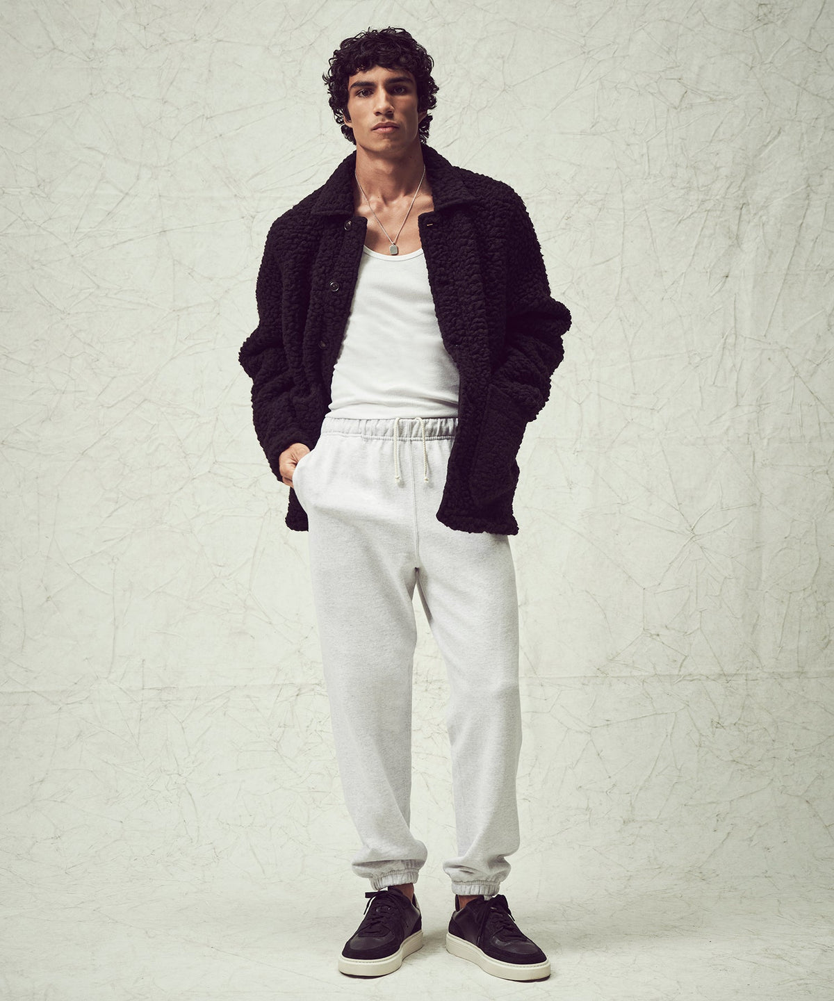 Champion Relaxed French Terry Sweatpant - Silver Mix