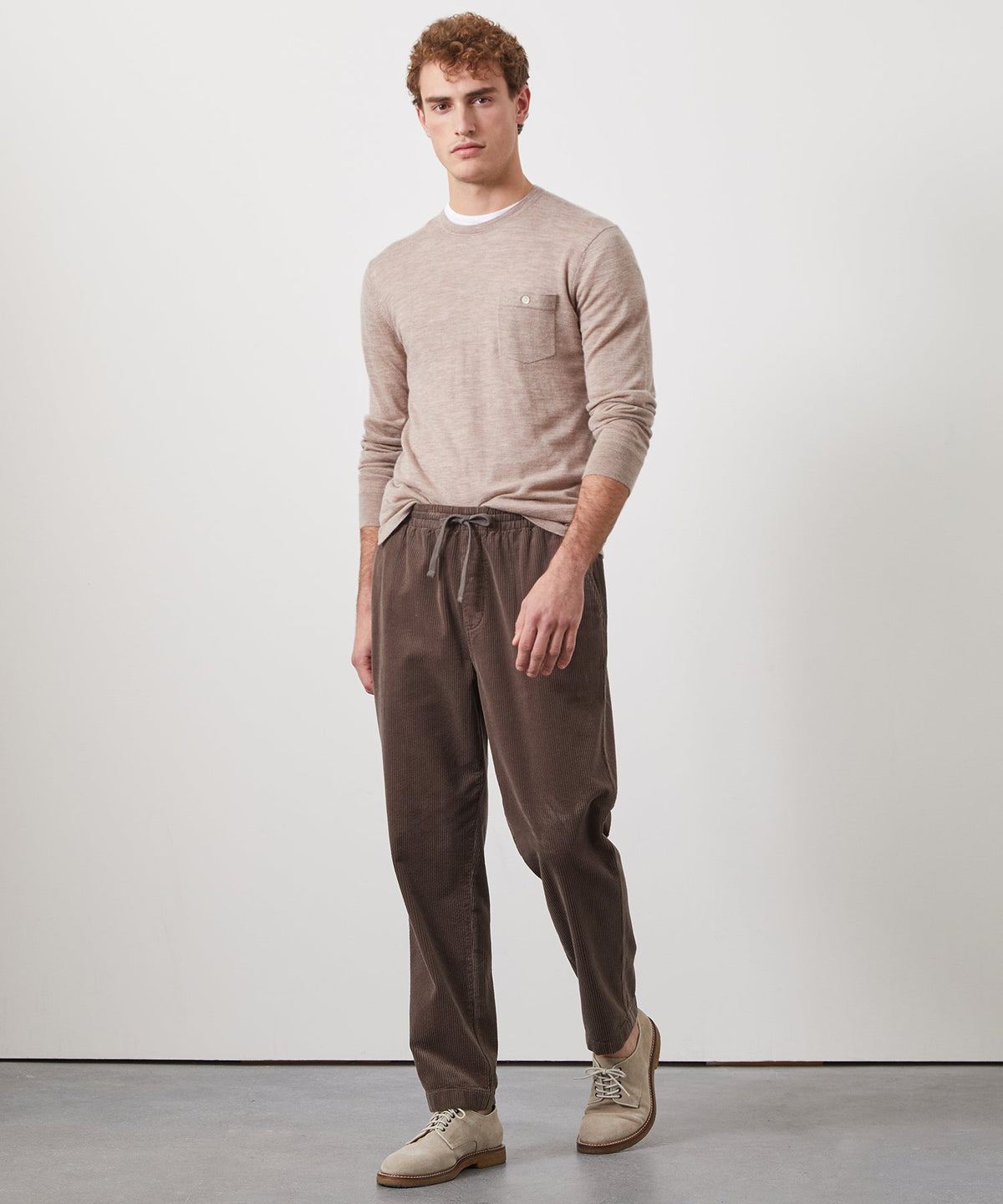 Cashmere Pocket Tee - Toast