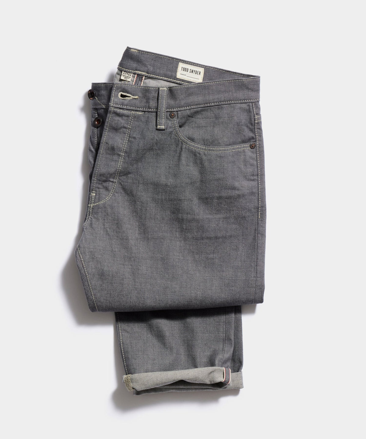 Slim Lightweight Japanese Selvedge Jean - Charcoal