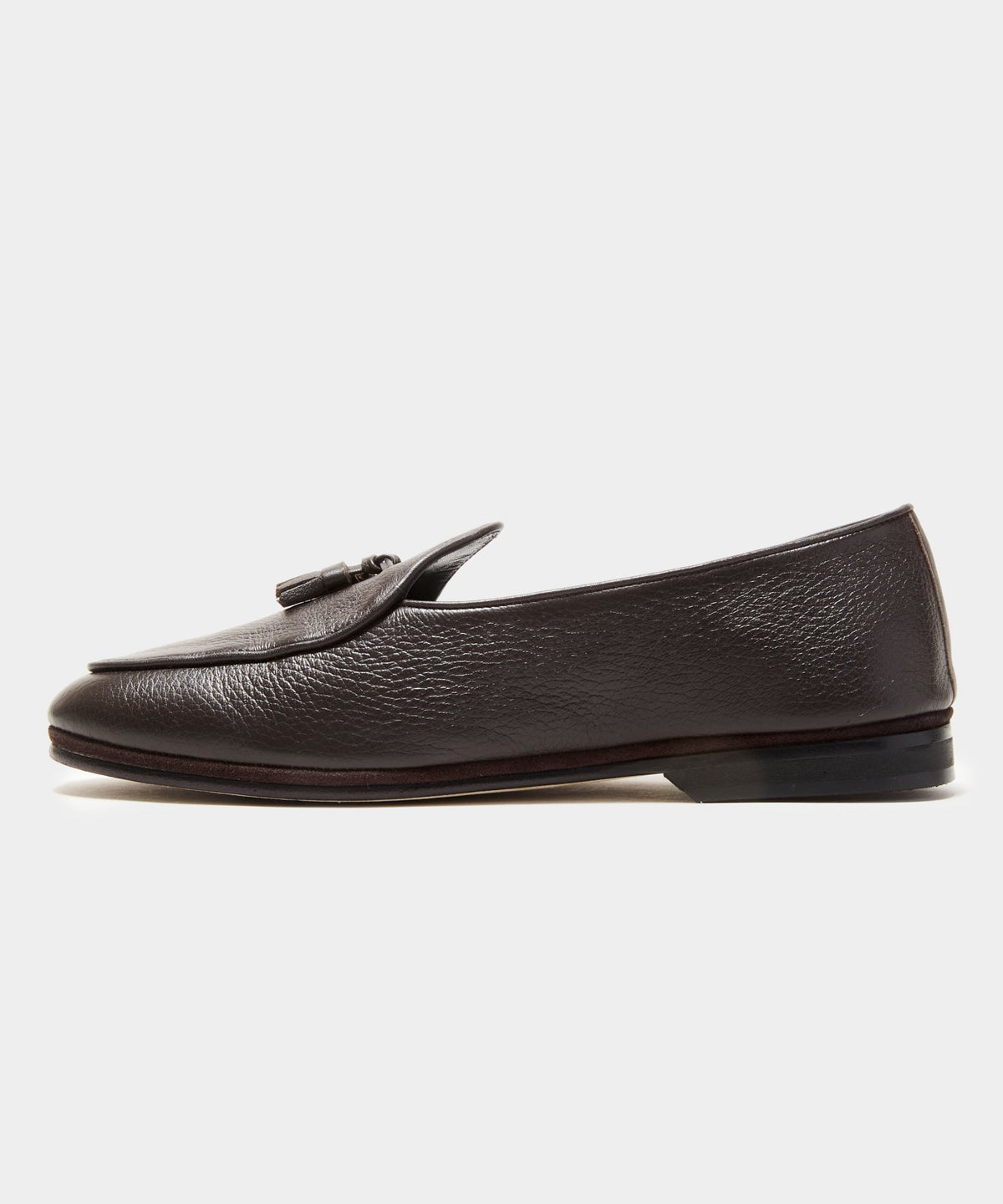 Todd Snyder x Rubinacci Deer Leather Marphy Loafer - Dark Brown
