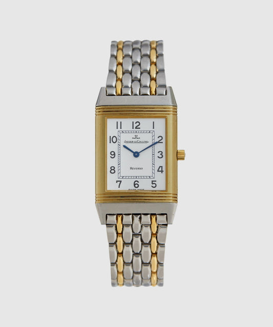 1990s Jaeger LeCoultre Reverso Classique Model Watch - Silver