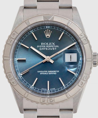 2000 Rolex Thunderbird Datejust Watch - Silver
