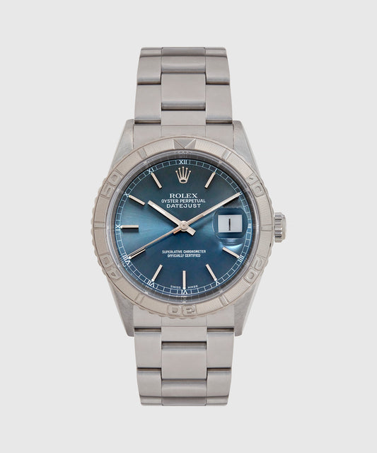 2000 Rolex Thunderbird Datejust Watch - Silver