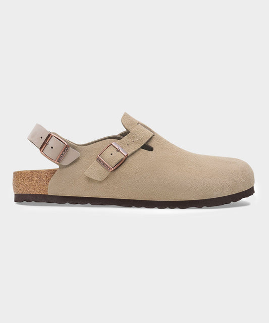 Birkenstock Tokio Suede Clog - Taupe