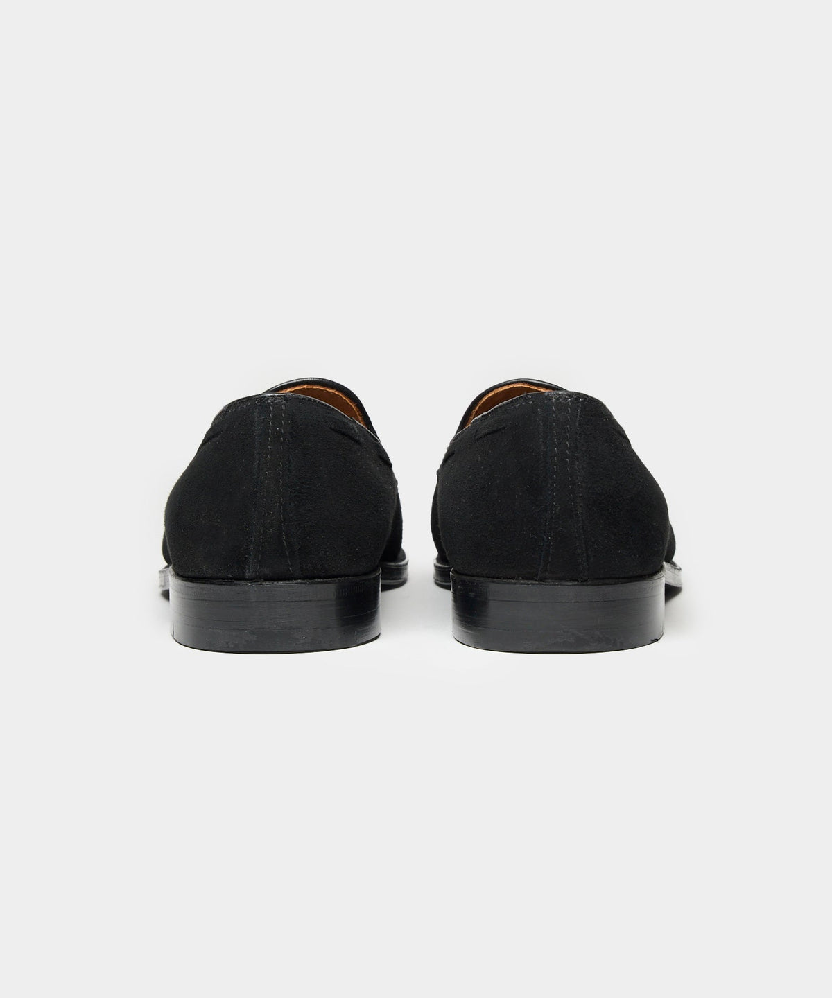 Todd Snyder x Alden Suede Tassel Loafer - Black