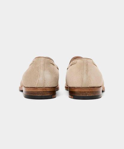 Todd Snyder x Alden Suede Tassel Loafer - Off White