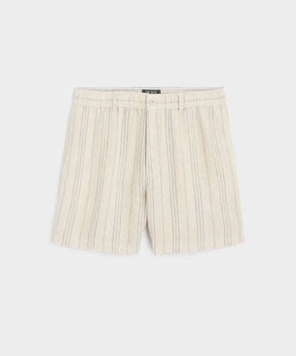 5" Linen Beachcomber Short - Cream