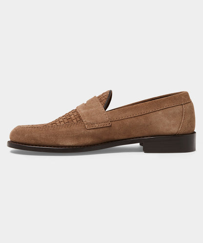 Todd Snyder x Sebago Woven Ryan Loafer - Mushroom