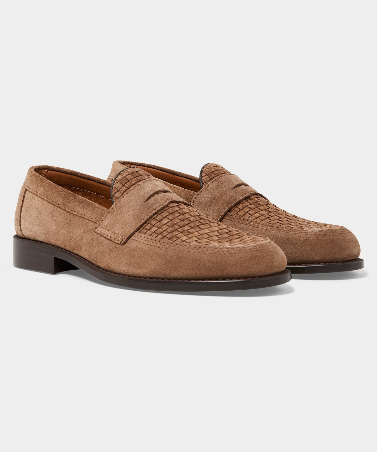 Todd Snyder x Sebago Woven Ryan Loafer - Mushroom