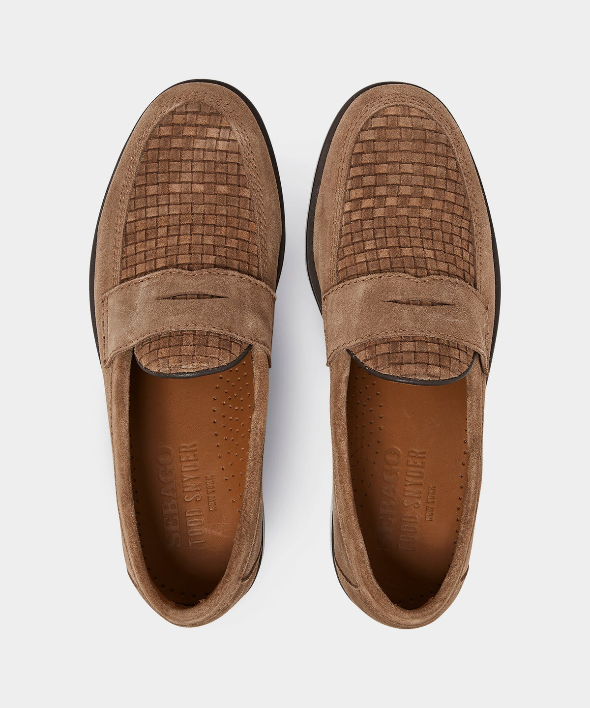 Todd Snyder x Sebago Woven Ryan Loafer - Mushroom