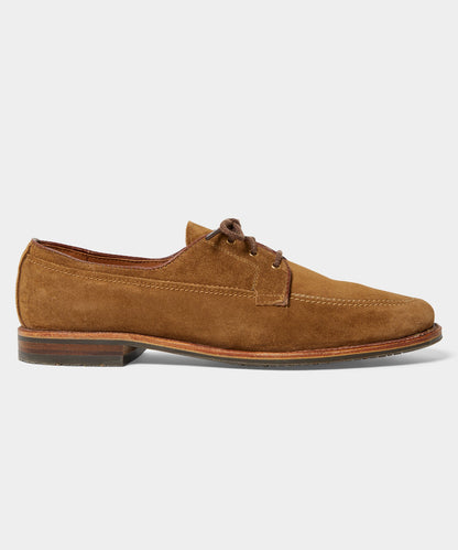 Alden Mocc Toe Suede Blucher - Snuff