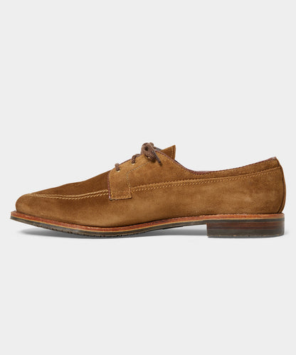 Alden Mocc Toe Suede Blucher - Snuff
