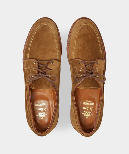 Alden Mocc Toe Suede Blucher - Snuff