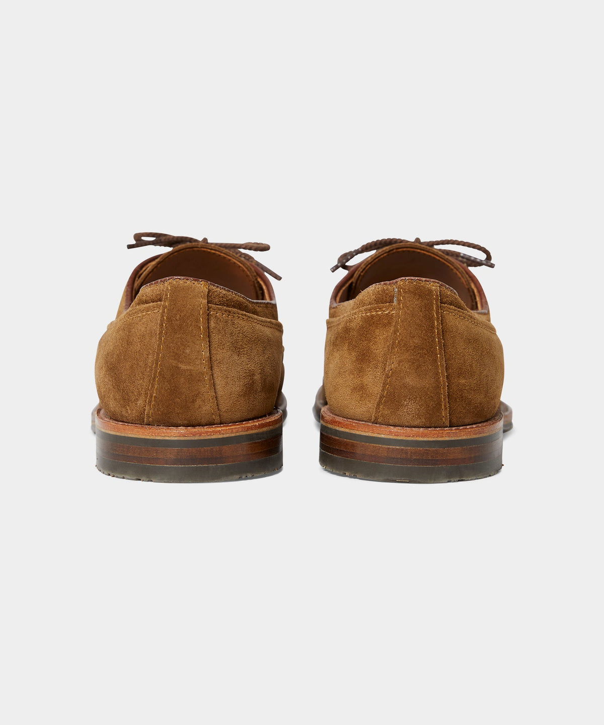 Alden Mocc Toe Suede Blucher - Snuff