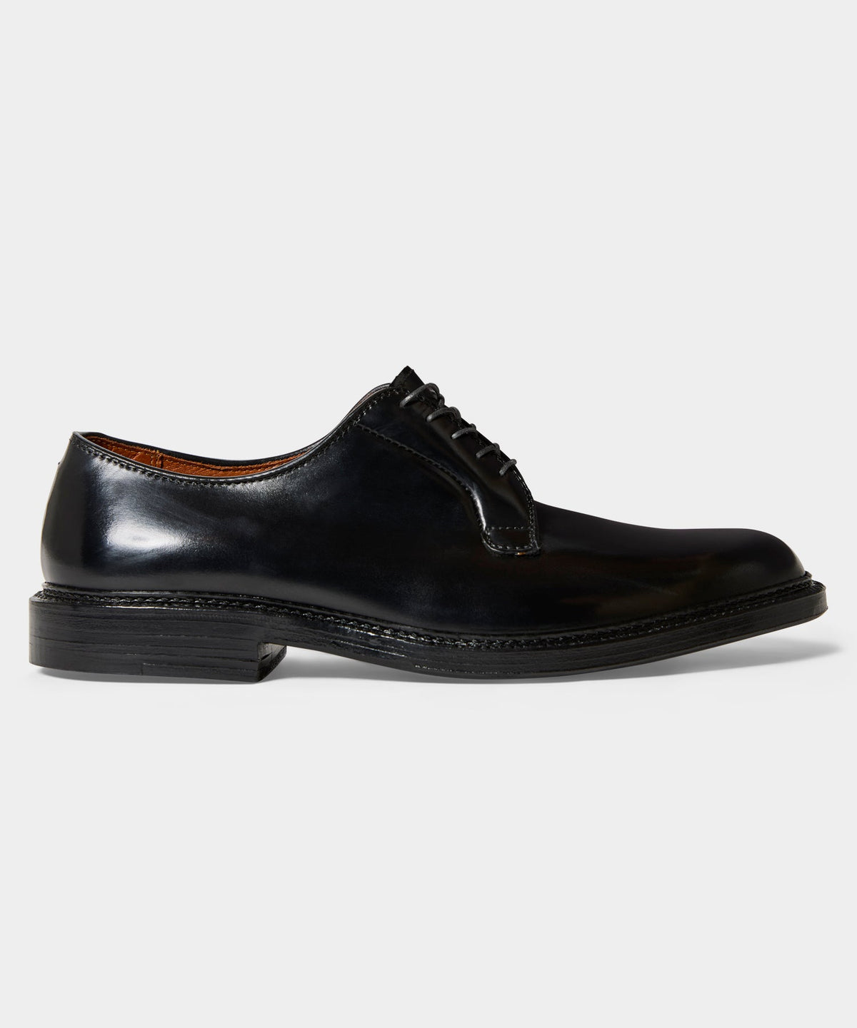 Alden Cordovan Plain Toe Blucher - Black