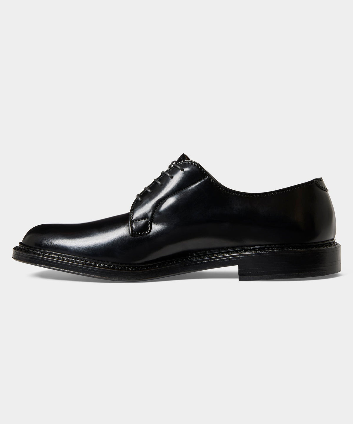 Alden Cordovan Plain Toe Blucher - Black