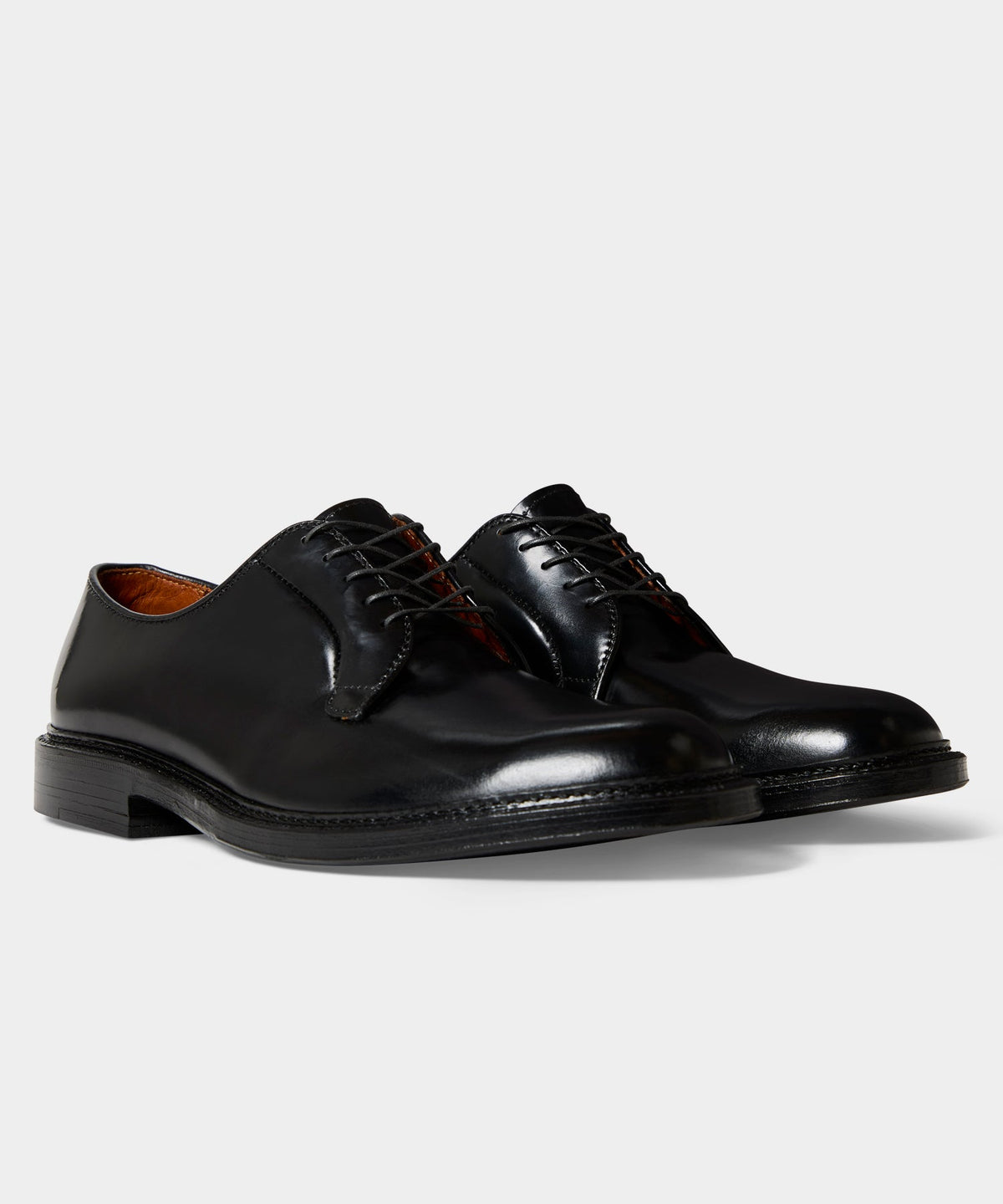Alden Cordovan Plain Toe Blucher - Black