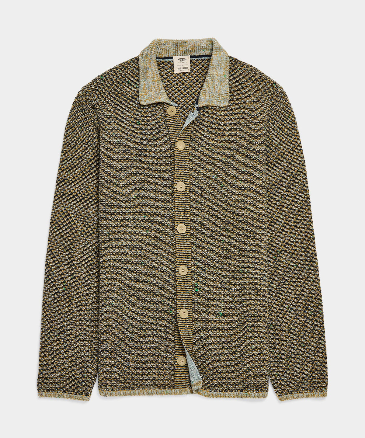Inis Meáin Donegal Sweater Polo - Mustard