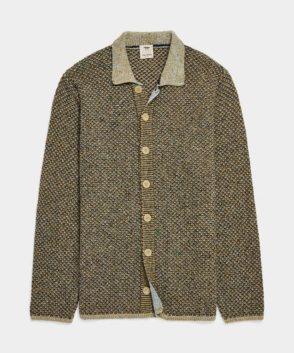 Inis Meáin Donegal Sweater Polo - Mustard