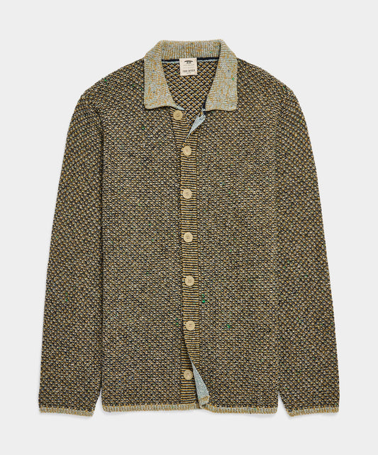 Inis Meáin Donegal Sweater Polo - Mustard
