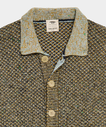 Inis Meáin Donegal Sweater Polo - Mustard