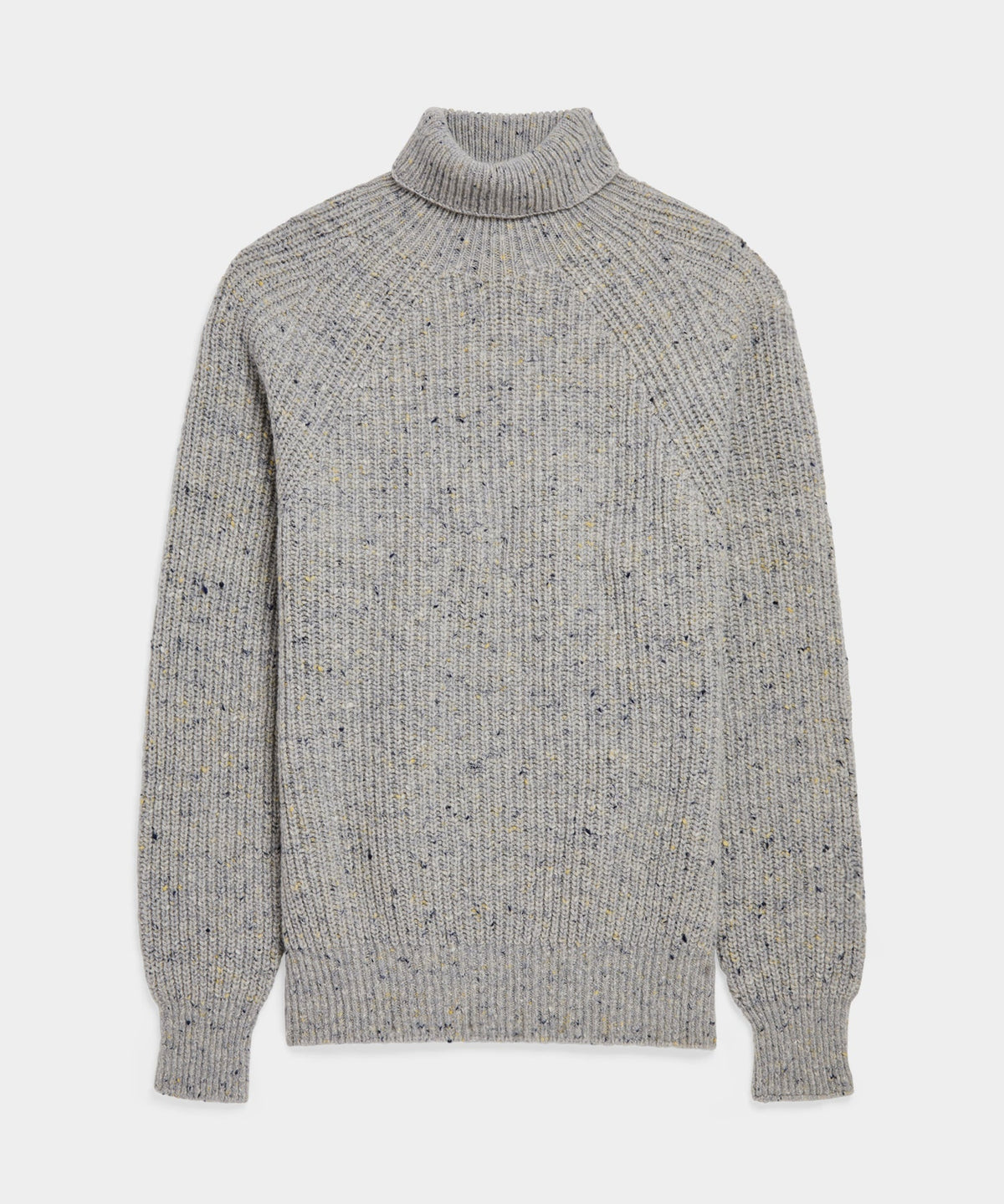 Inis Meáin Boat Builder Turtleneck Sweater - Silver