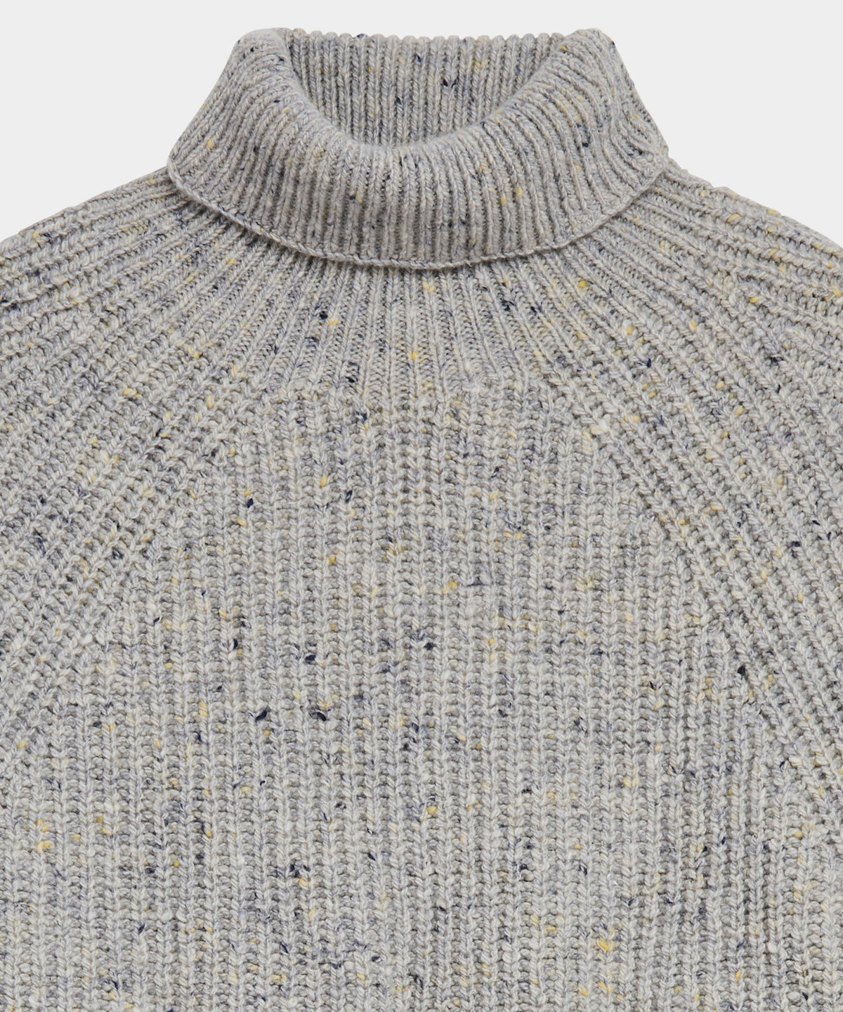 Inis Meáin Boat Builder Turtleneck Sweater - Silver
