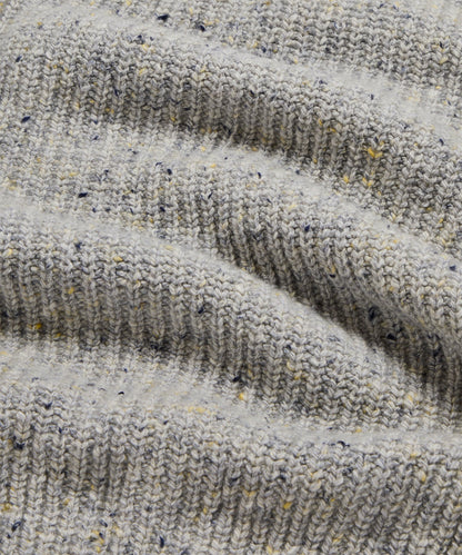 Inis Meáin Boat Builder Turtleneck Sweater - Silver