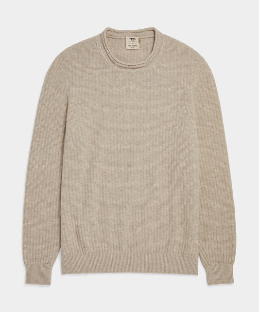 Inis Meáin Rollneck Sweater - Beige