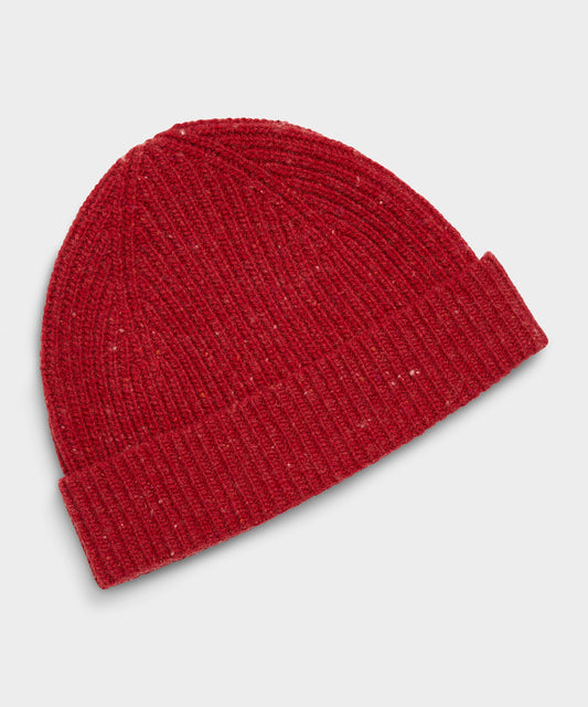 Donegal Beanie - Cranberry